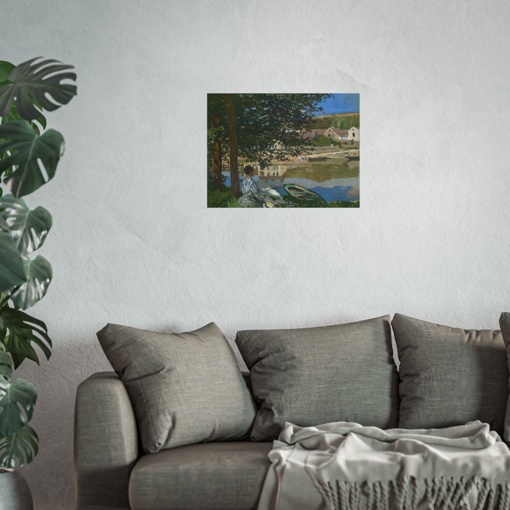 Claude Monet - On the Bank of the Seine, Bennecourt | Fine Art Poster