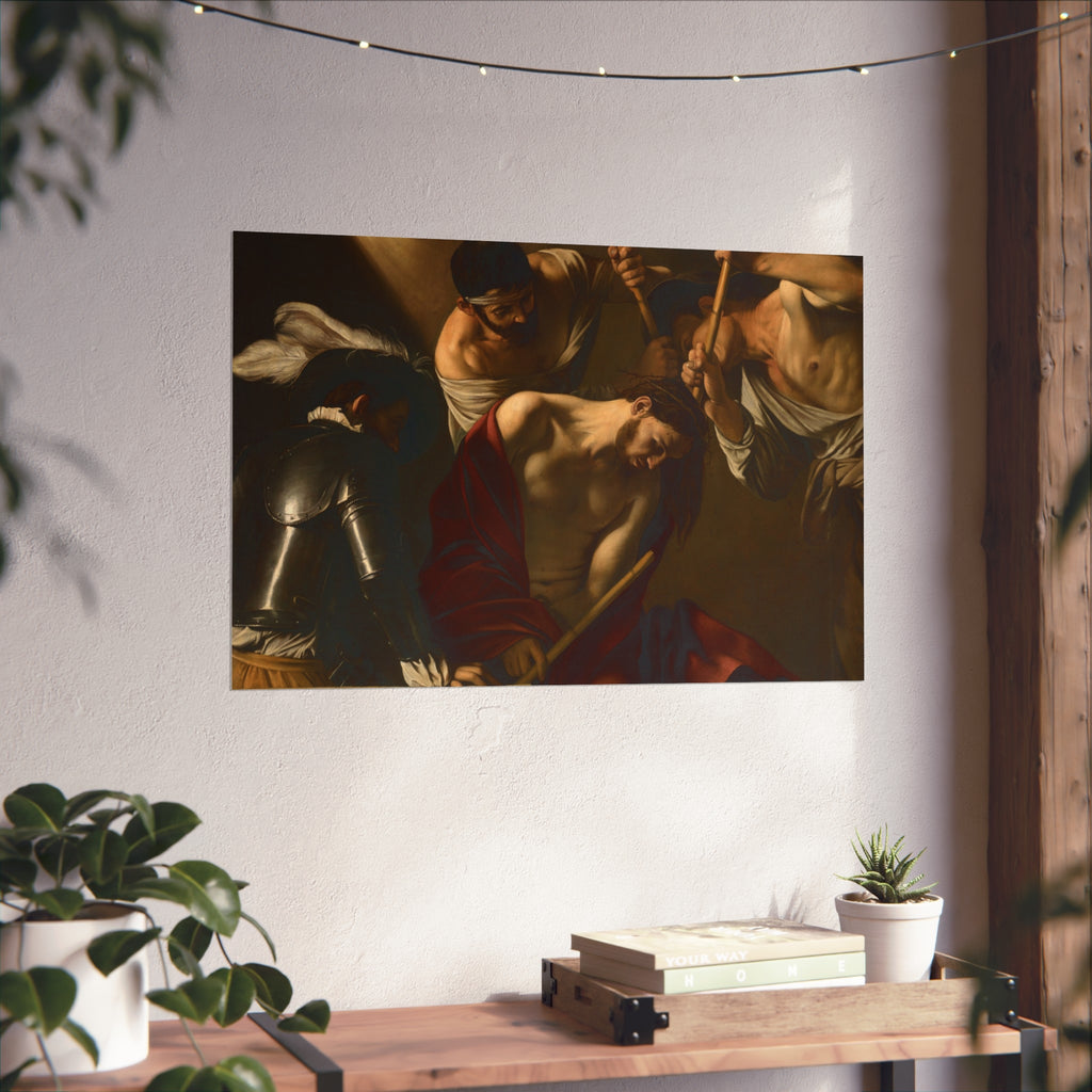 Michelangelo Merisi, called Caravaggio - The Crowning with Thorns - Google Art Project | Fine Art Poster