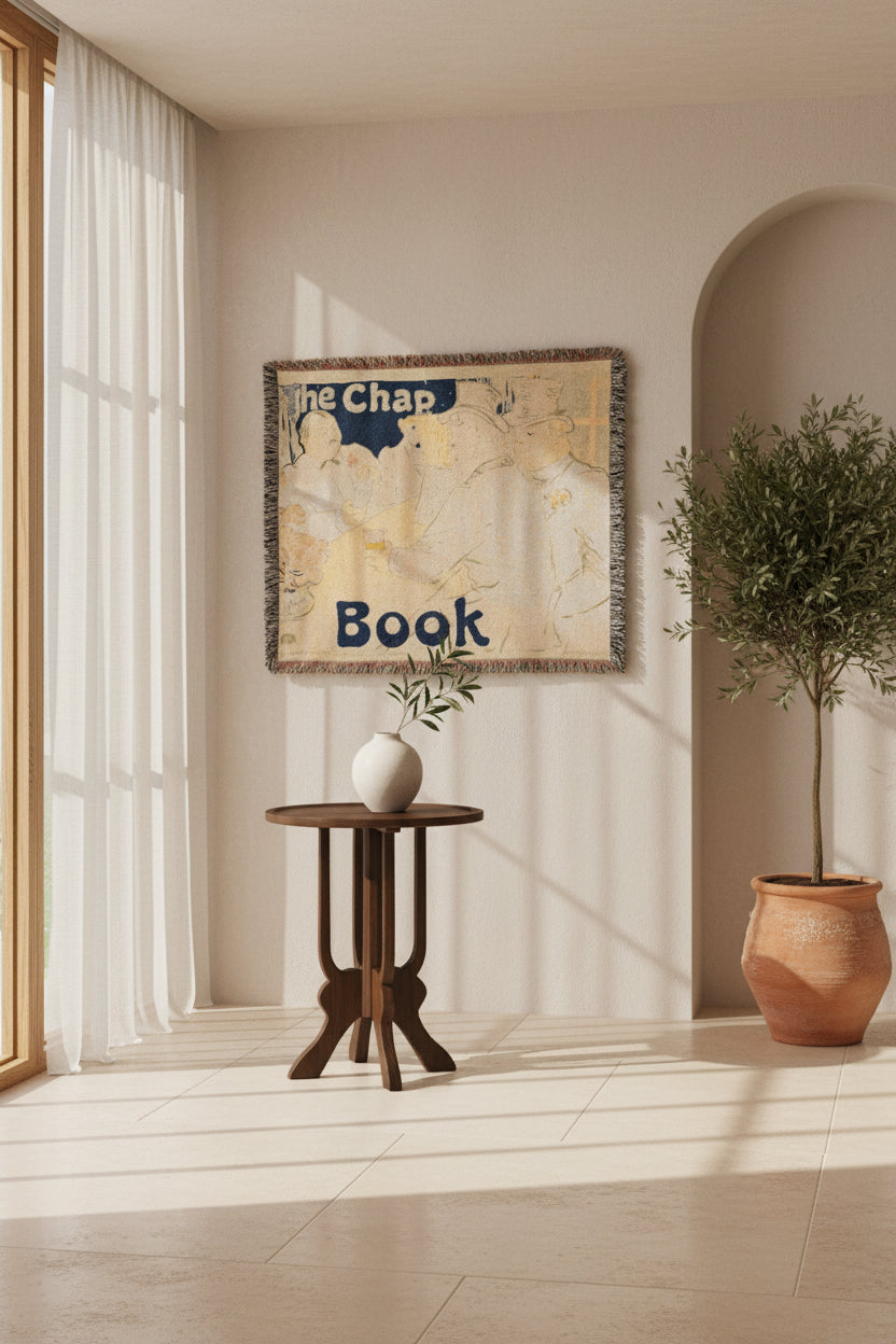 Irish and American Bar, Rue Royale Henri de Toulouse-Lautrec Tapestry Blanket