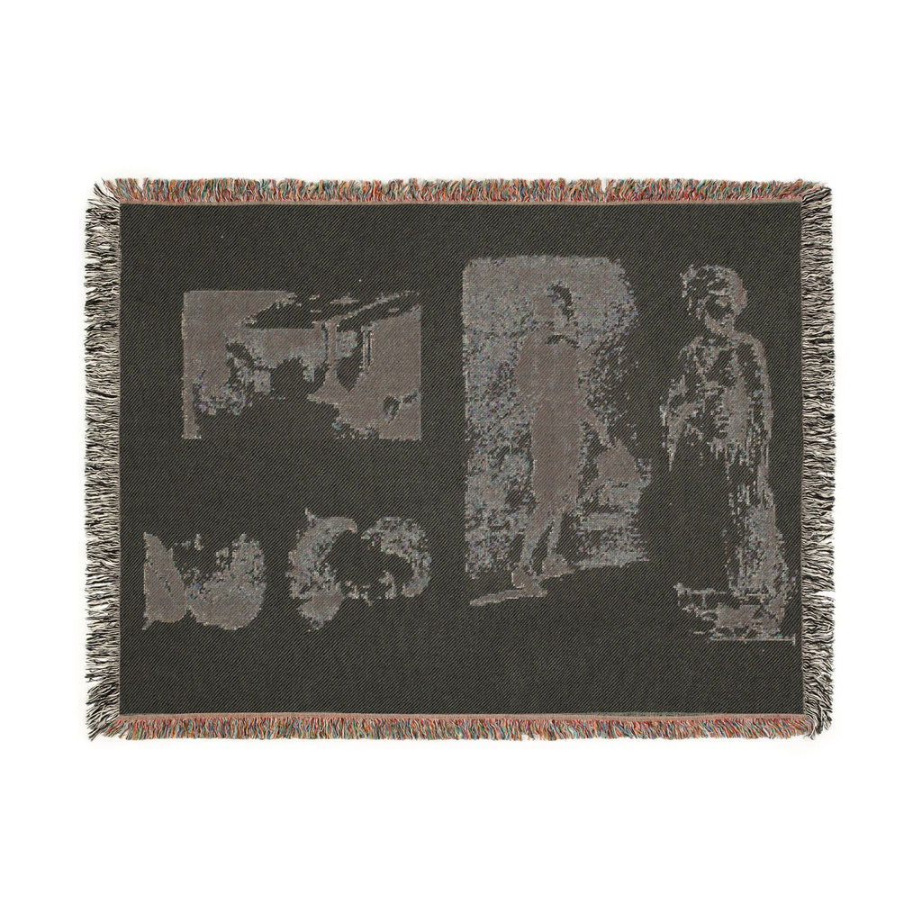 Eugène Delacroix - Sheet of Sketches | Woven Tapestry Blanket