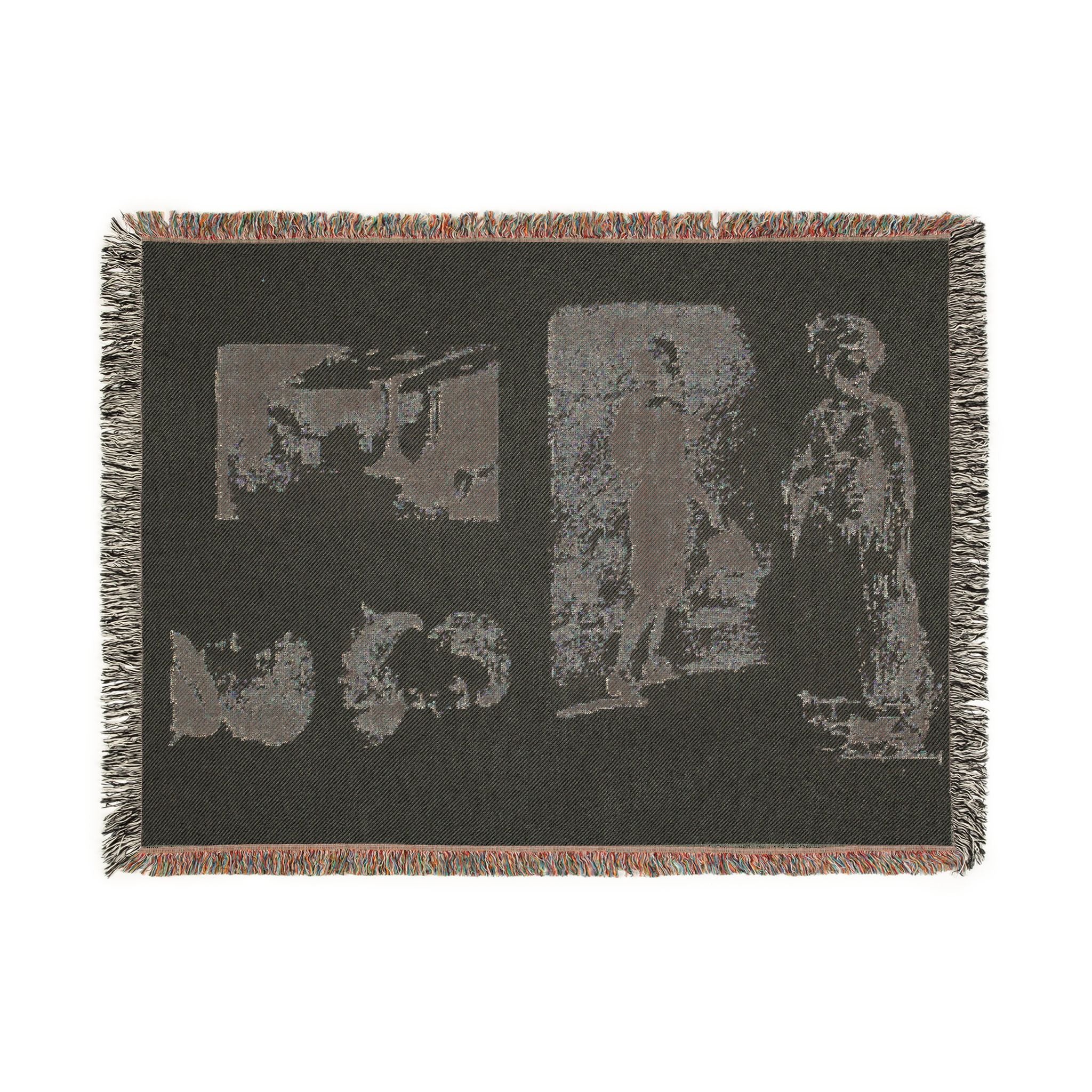 Eugène Delacroix - Sheet of Sketches | Woven Tapestry Blanket