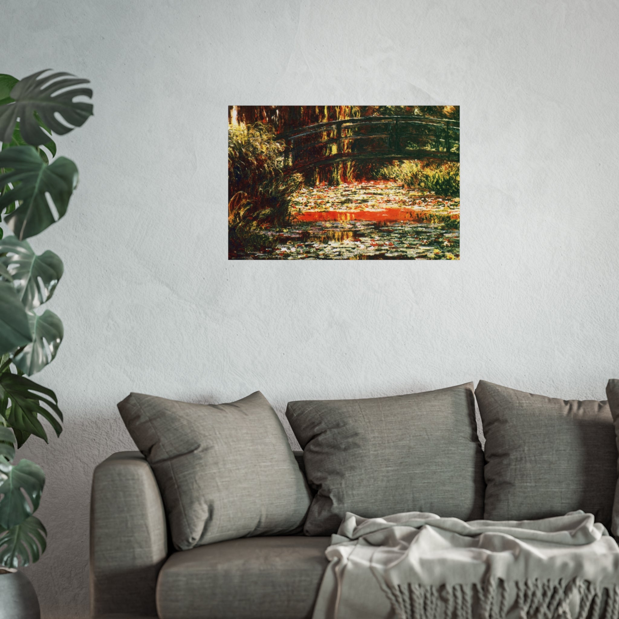 Claude Monet - Water Lily Pond | Fine Art Poster