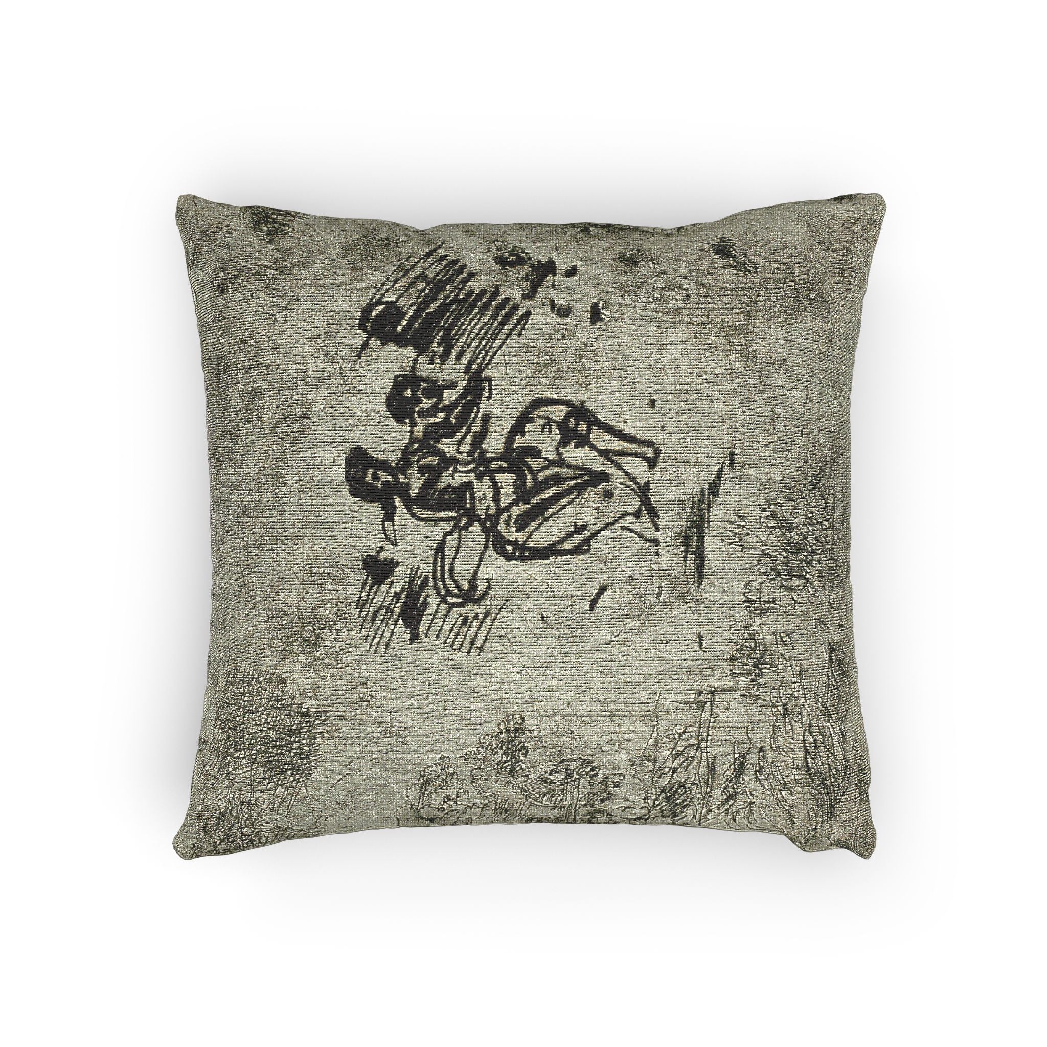 Claude Lorrain - Seated Woman and Other Sketches | Woven Pillow