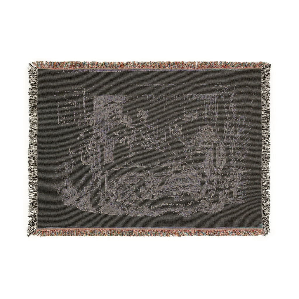 Jacques Louis David - Loveless Disarming Himself | Woven Tapestry Blanket