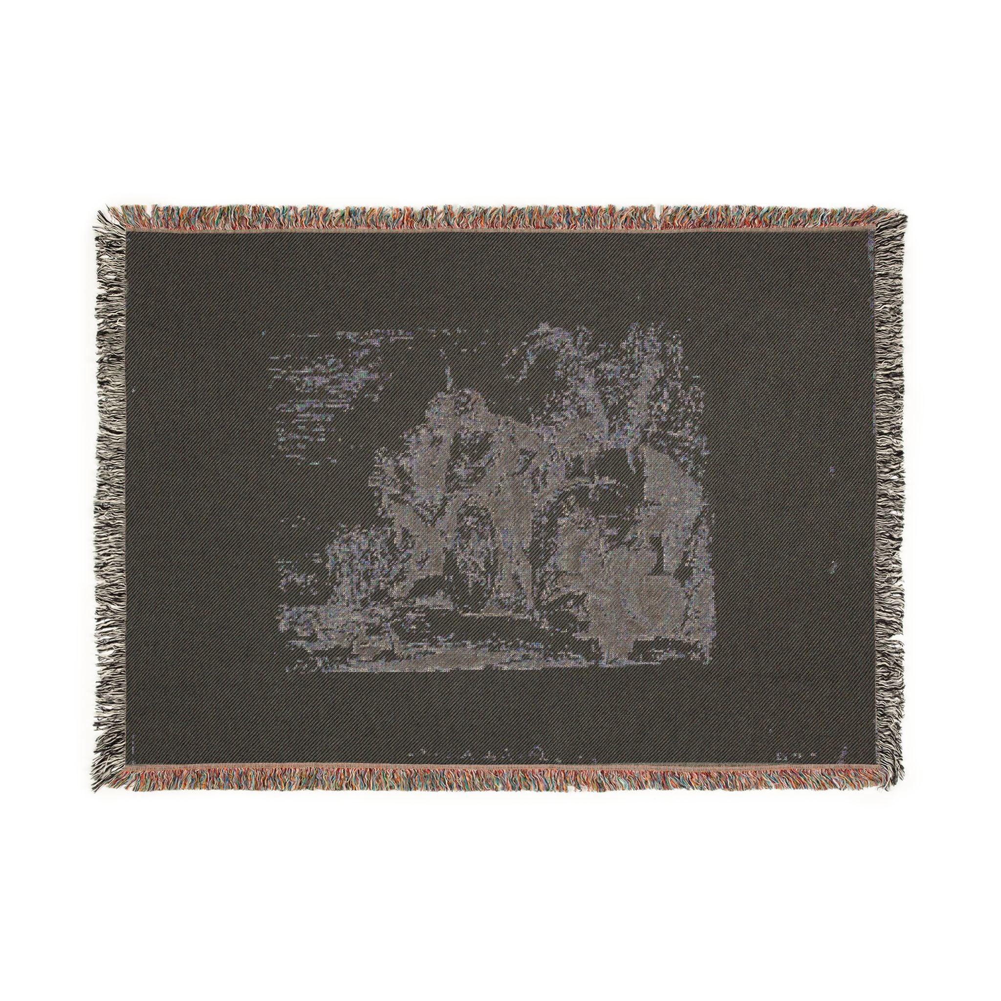 Giovanni Battista Tiepolo - The Astrologer and the Young Soldier, from Capricci | Woven Tapestry Blanket