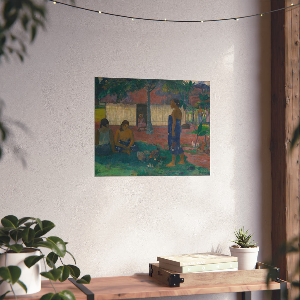 Paul Gauguin - No te aha oe riri (Why Are You Angry ) | Fine Art Poster