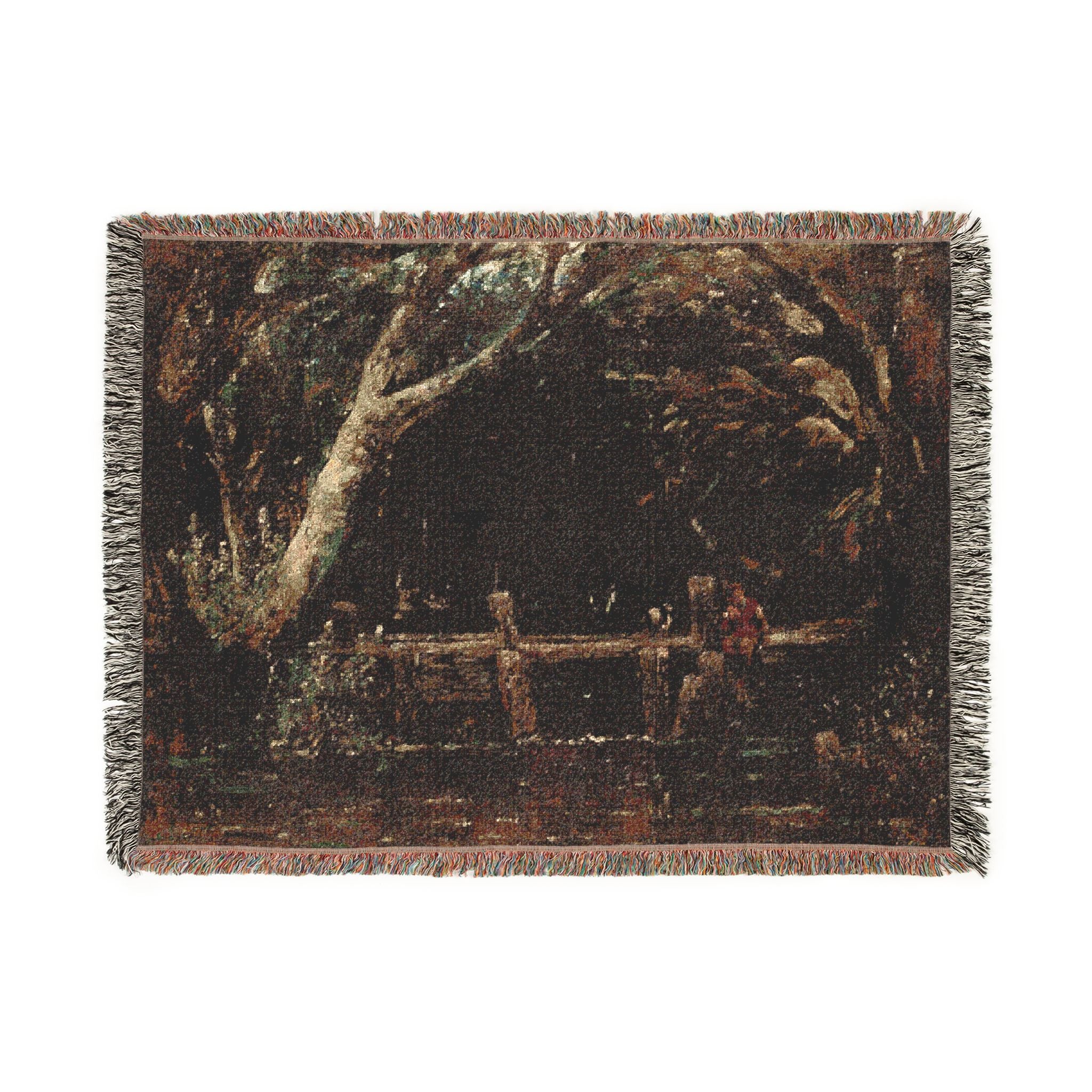 John Constable - Landscape (The Lock) | Woven Tapestry Blanket