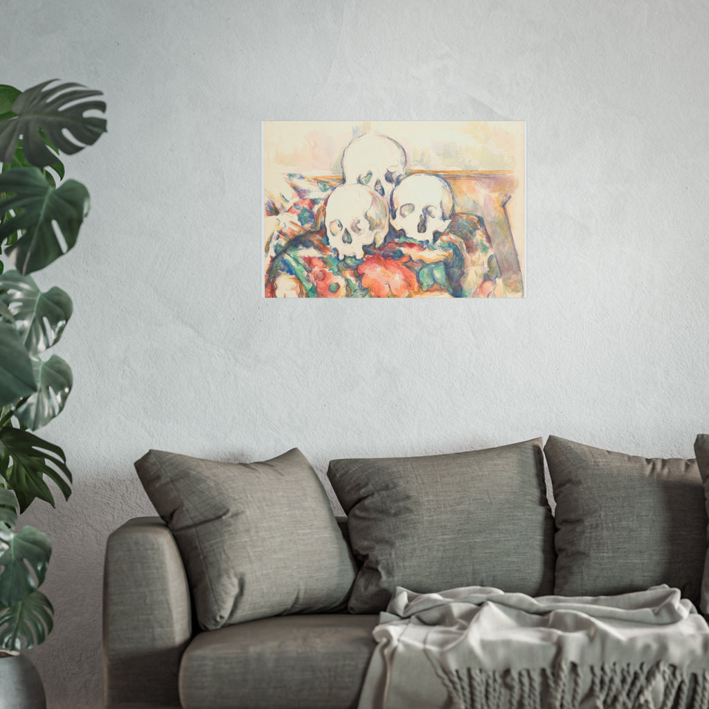 Paul Cezanne - The Three Skulls | Fine Art Poster