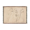 Peter Paul Rubens - Studies of a Roman Sarcophagus | Woven Tapestry Blanket