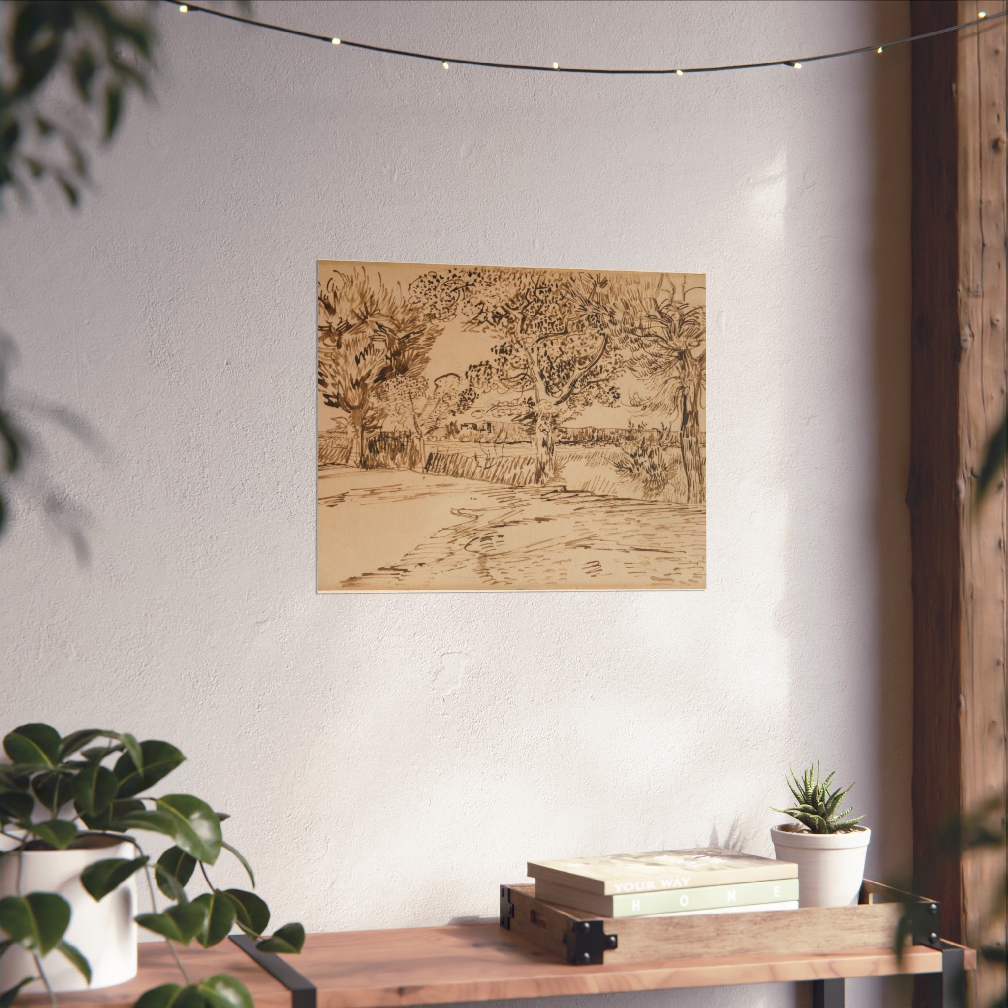 Vincent van Gogh - Landscape at Arles | Fine Art Poster
