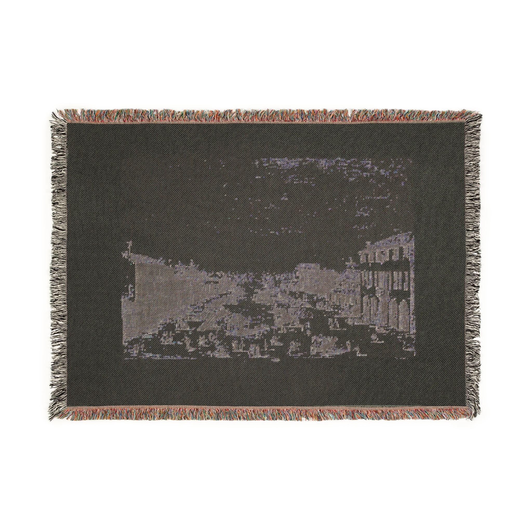 Canaletto - Mestre, from Vedute | Woven Tapestry Blanket