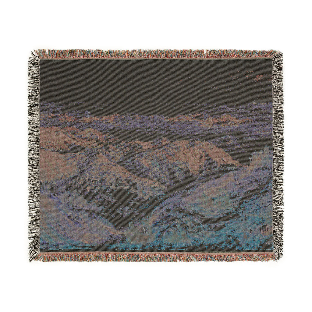 Joseph Mallord William Turner - Mussooree and the Dhoon from Landour | Woven Tapestry Blanket