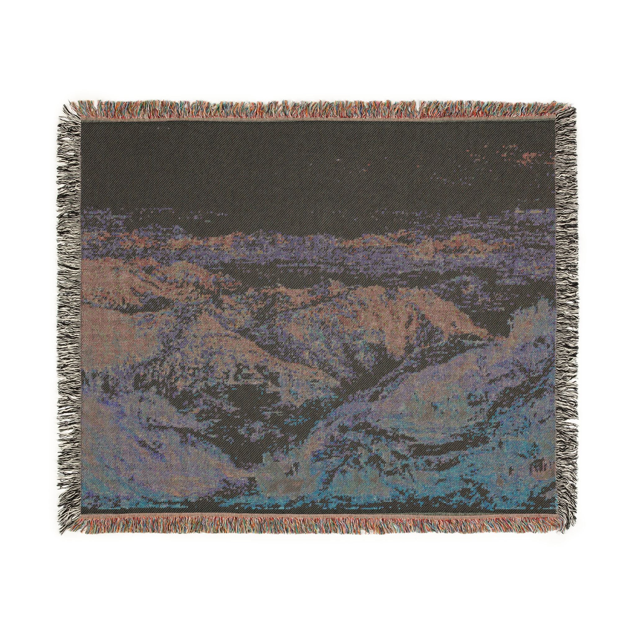 Joseph Mallord William Turner - Mussooree and the Dhoon from Landour | Woven Tapestry Blanket