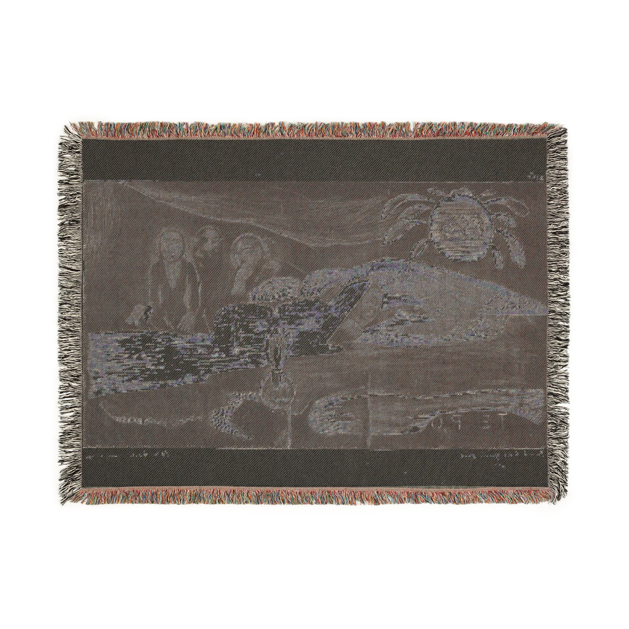 Paul Gauguin - Te po (The Night), from the Noa Noa Suite | Woven Tapestry Blanket