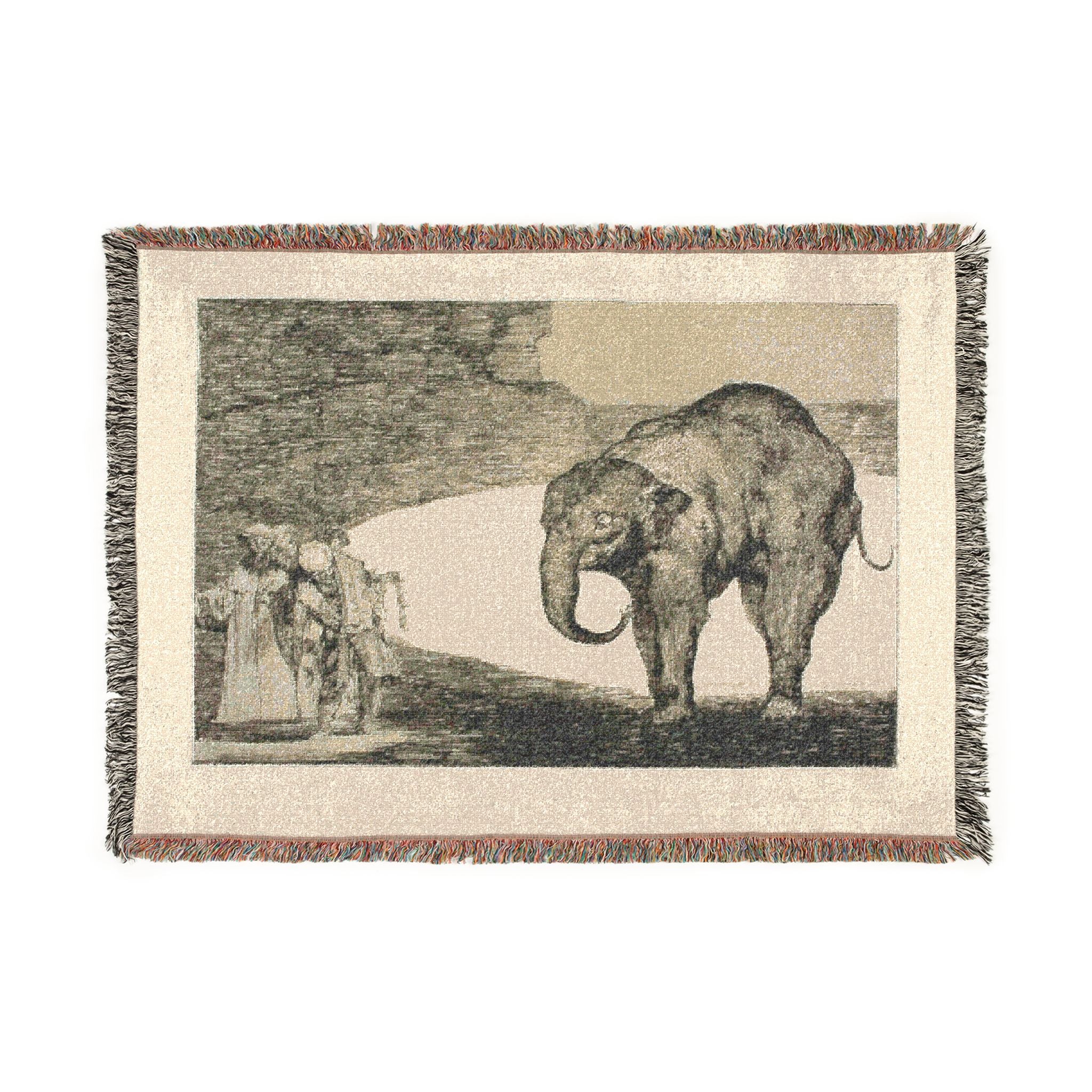 Francisco José de Goya y Lucientes - Animal Folly, from Disparates | Woven Tapestry Blanket