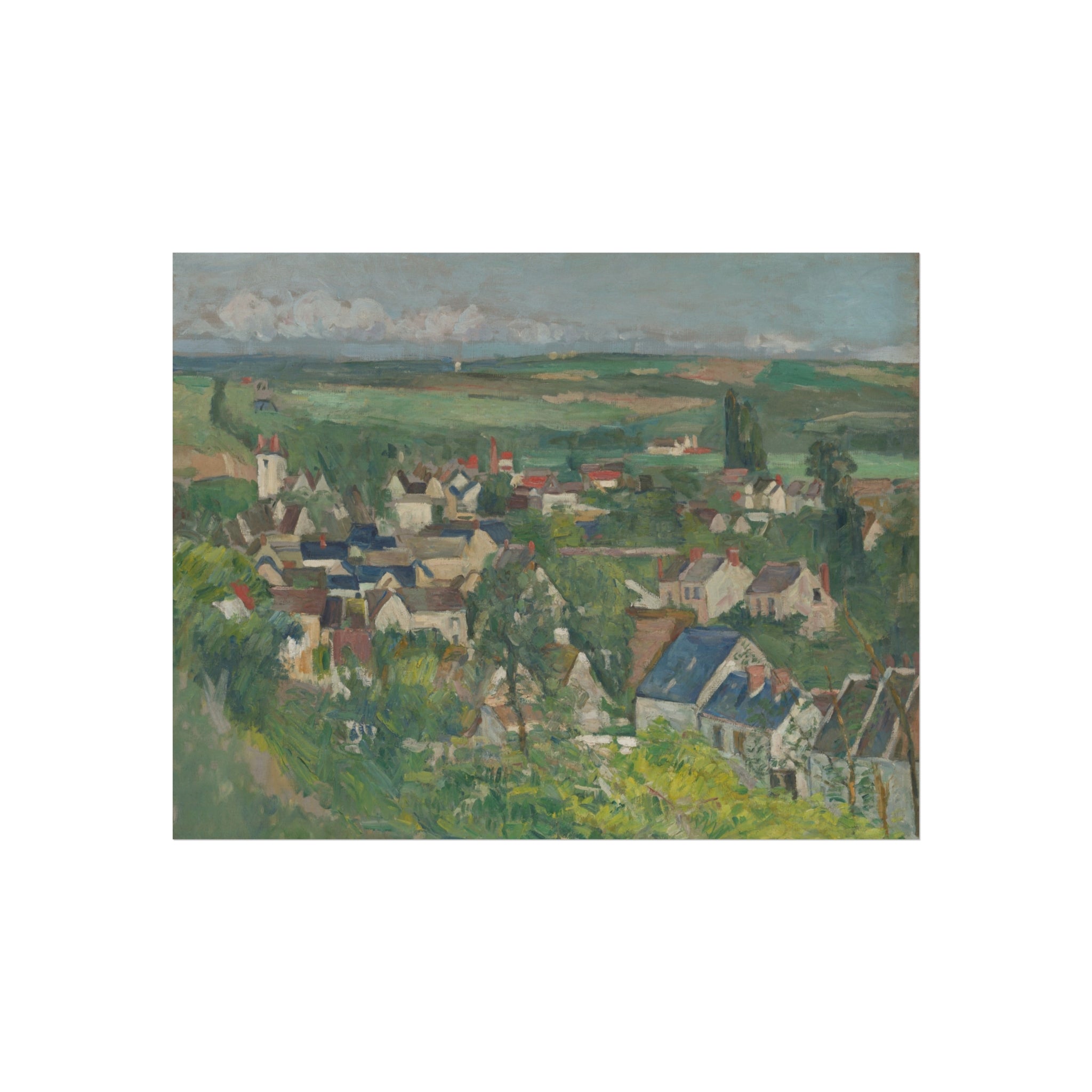Paul Cezanne - Auvers, Panoramic View | Fine Art Poster