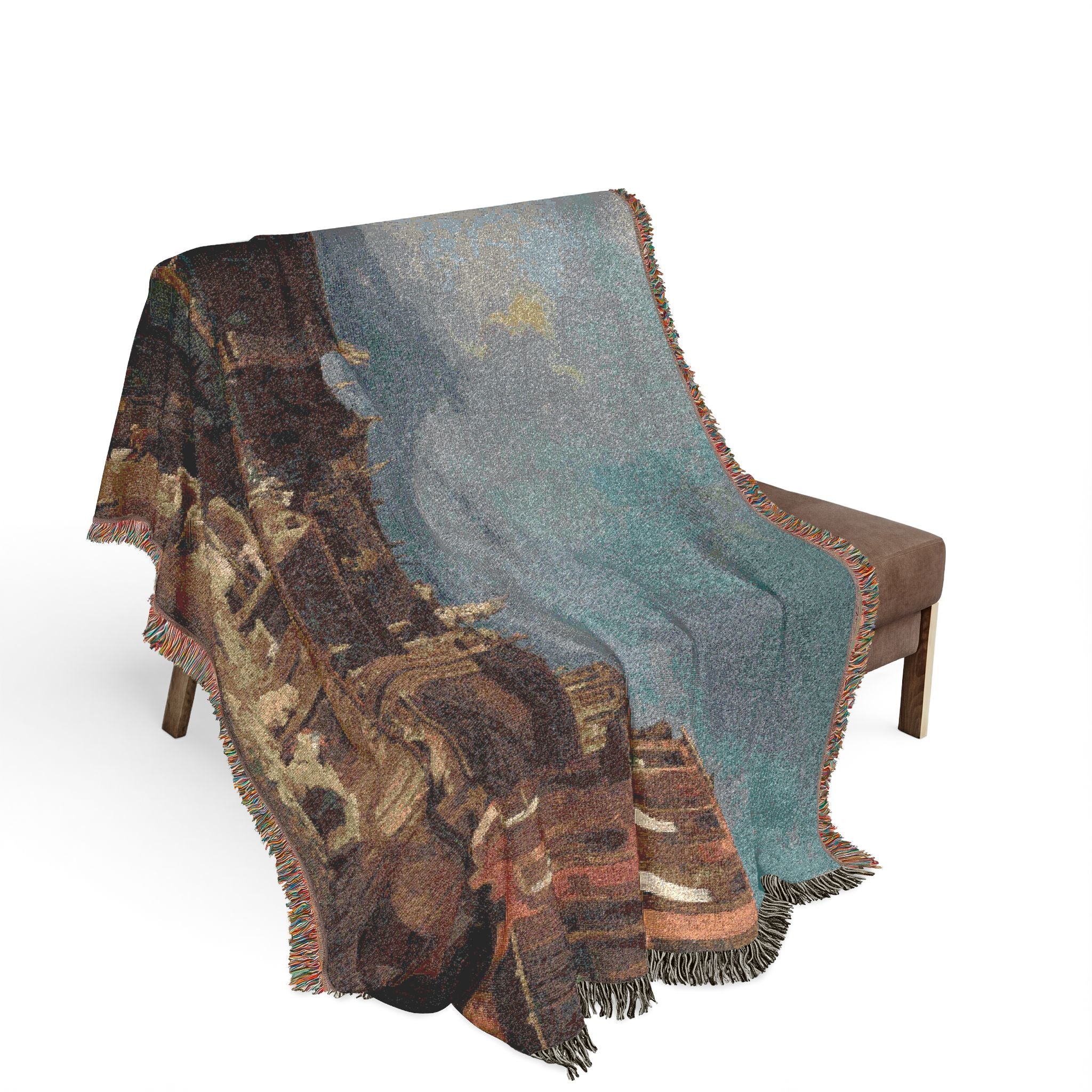 Canaletto - The Stonemason's Yard | Woven Tapestry Blanket