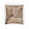 Rembrandt van Rijn - Noah's Ark | Woven Pillow
