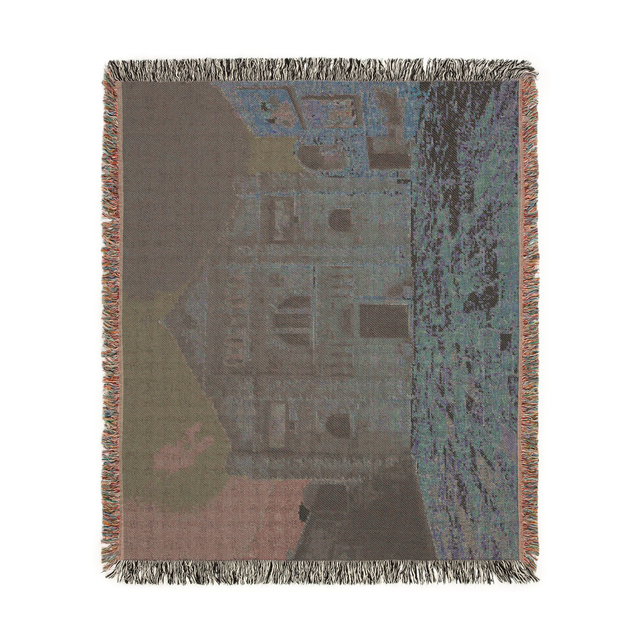 Shrine of the Beheading of Saint John the Baptist, Madaba, Jordan (دير اللاتين مادبا) | Woven Tapestry Blanket