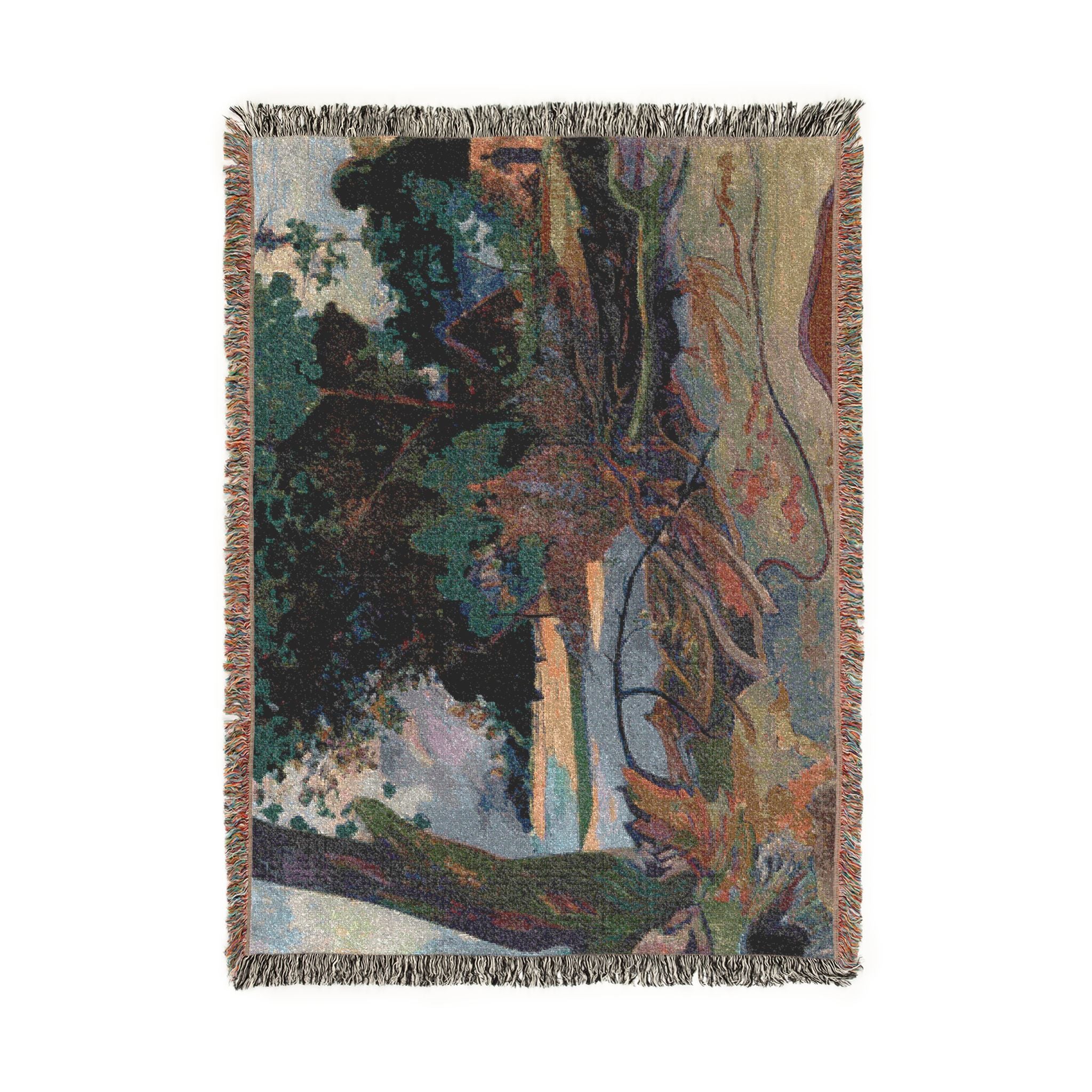 Paul Gauguin - Te burao (The Hibiscus Tree) | Woven Tapestry Blanket