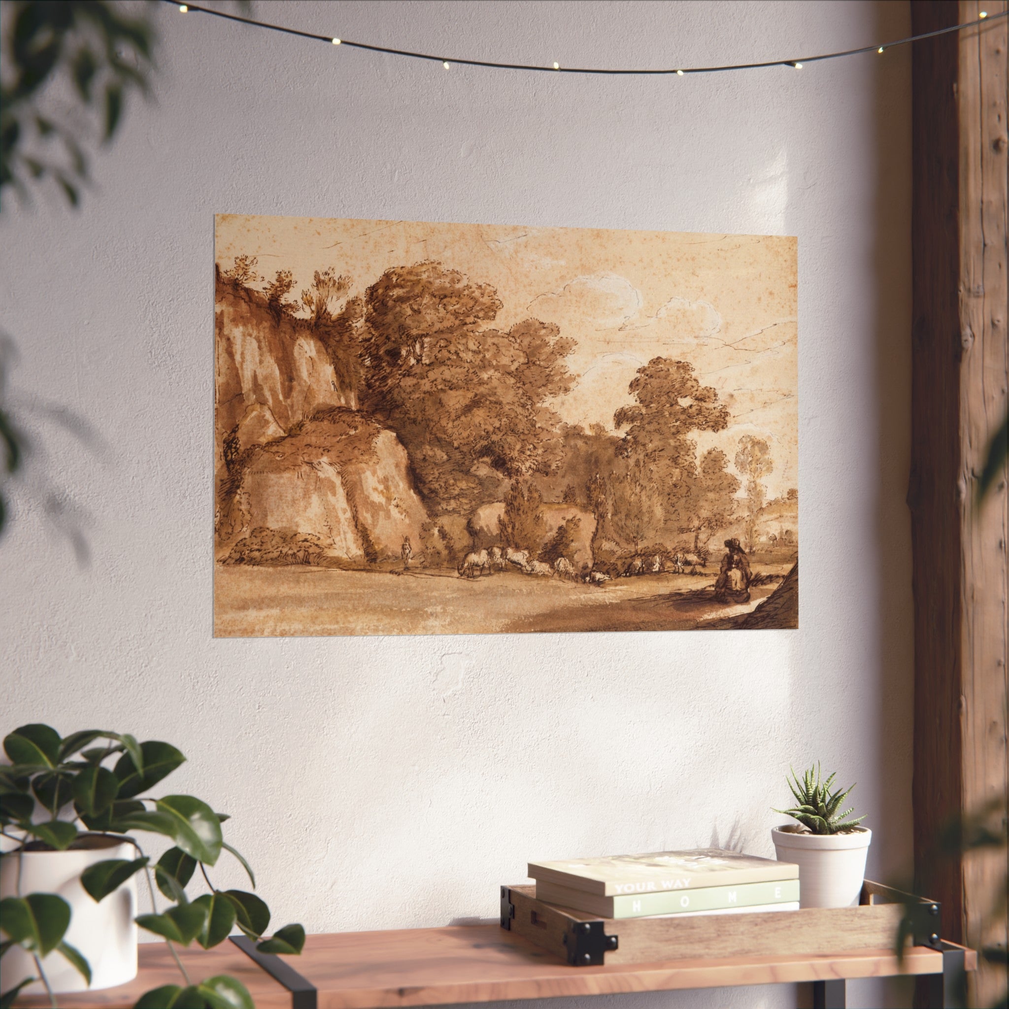 Claude Lorrain - A Rocky Hillside | Fine Art Poster