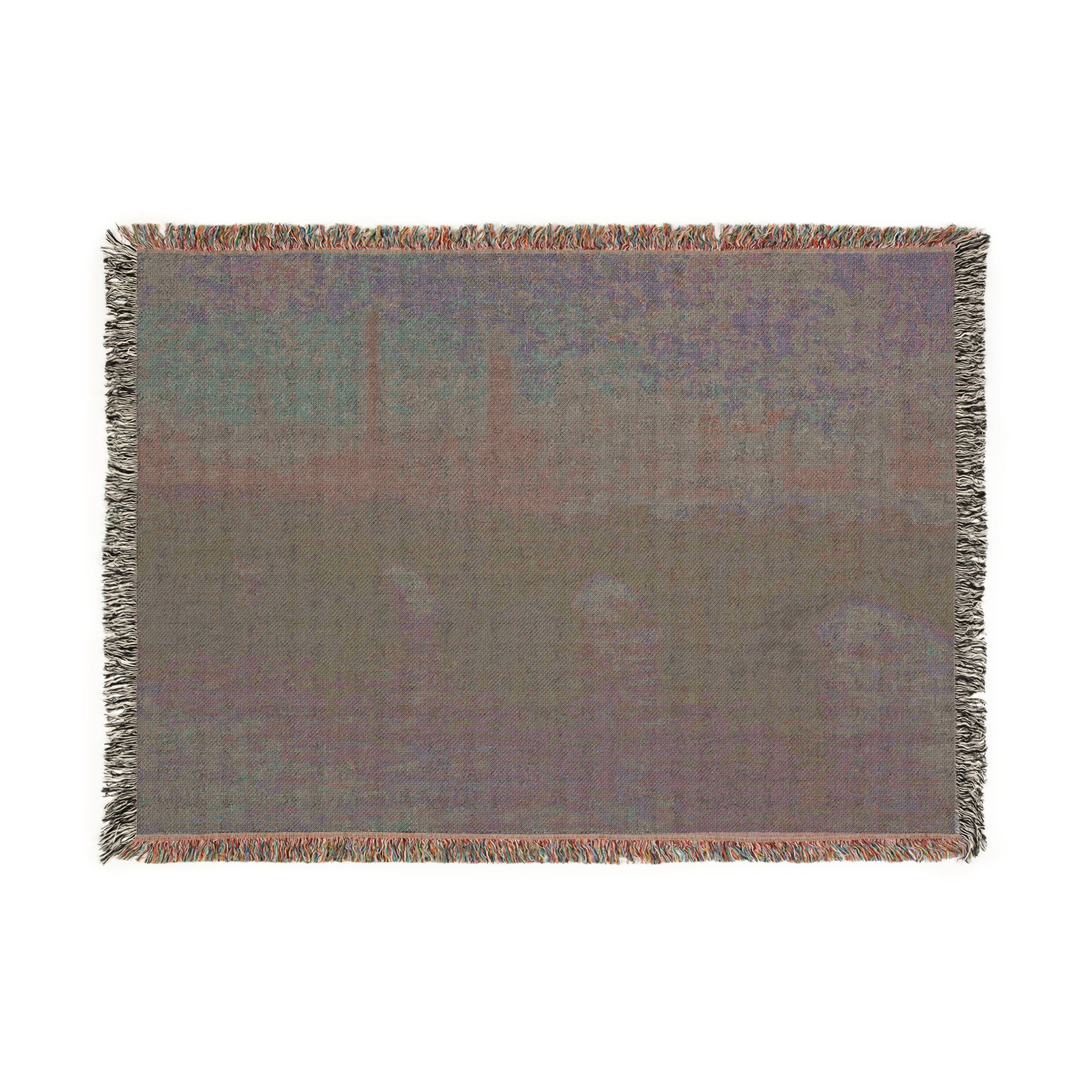 Claude Monet - Waterloo Bridge, Gray Weather | Woven Tapestry Blanket