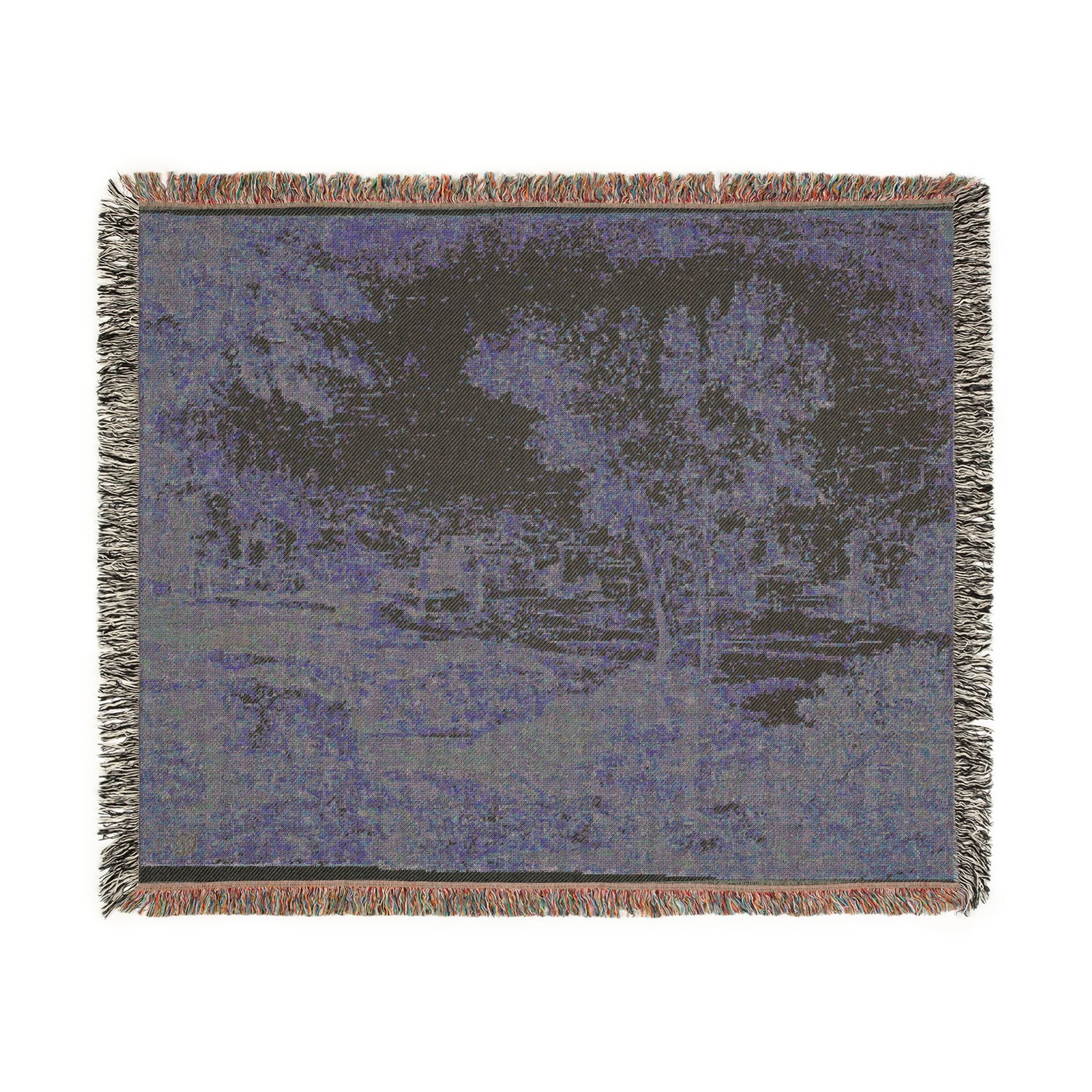 Follower of Nicolas Poussin - Italianate Landscape with Buildings | Woven Tapestry Blanket