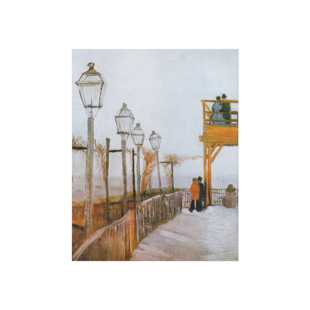 Vincent van Gogh - Terrace of the Moulin de Blute-Fin | Fine Art Poster