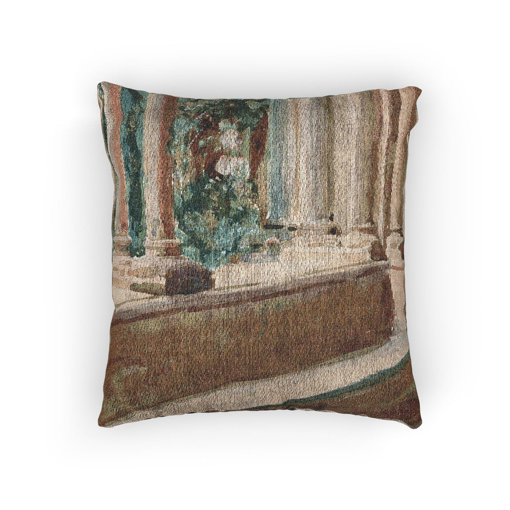 John Singer Sargent - Tarragona Terrace and Garden | Woven Pillow