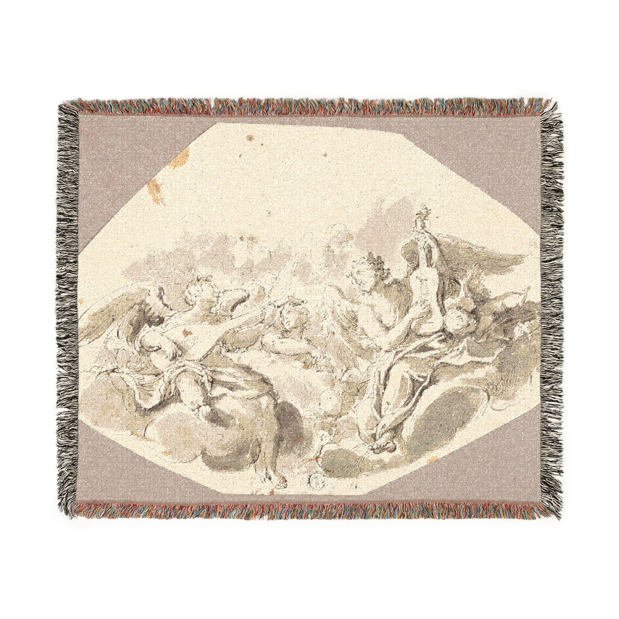 Giovanni Battista Tiepolo - Musician Angels | Woven Tapestry Blanket