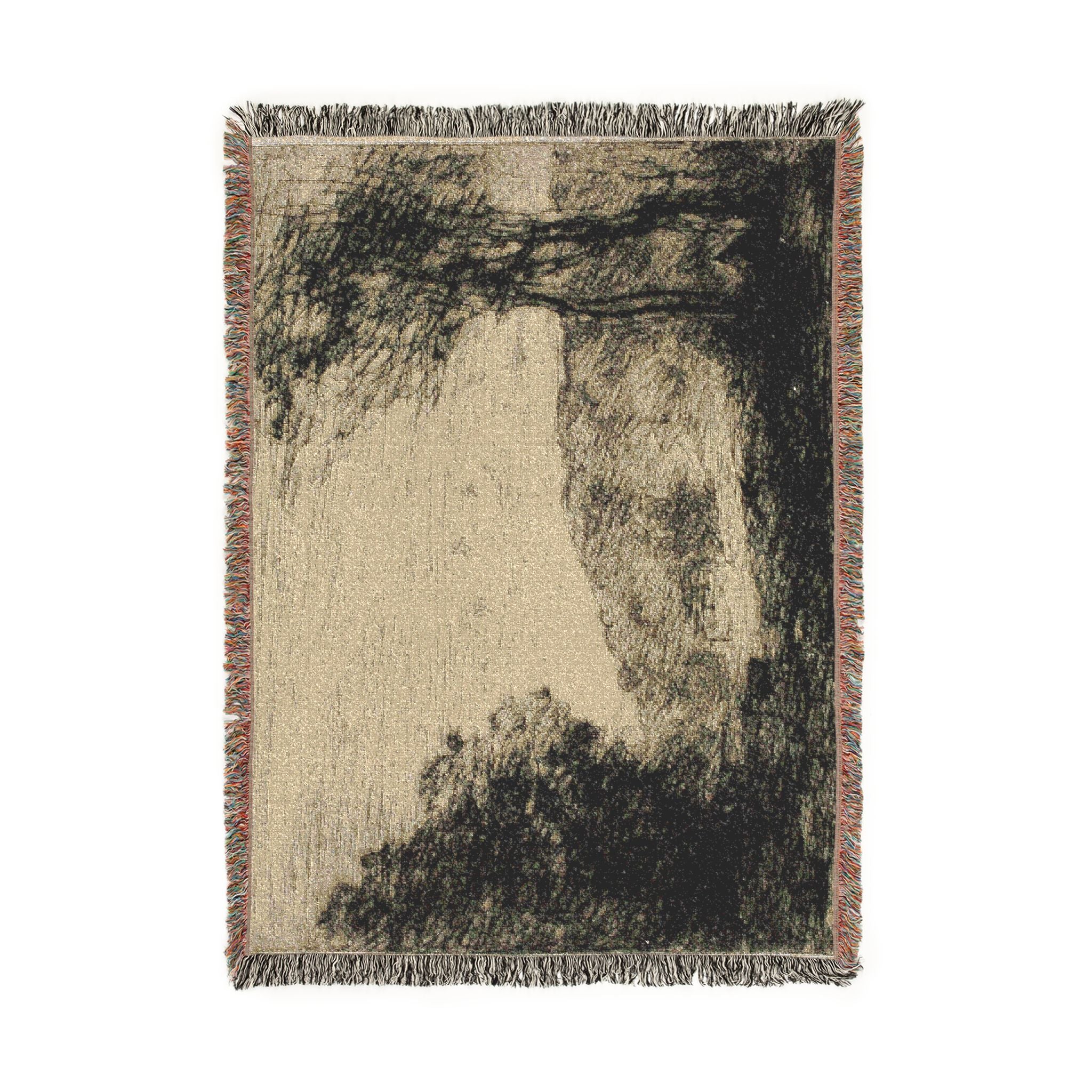 Jean Baptiste Camille Corot - Wooded Countryside | Woven Tapestry Blanket