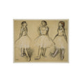 Hilaire Germain Edgar Degas - Three Studies of a Dancer in Fourth Position | Fine Art Poster