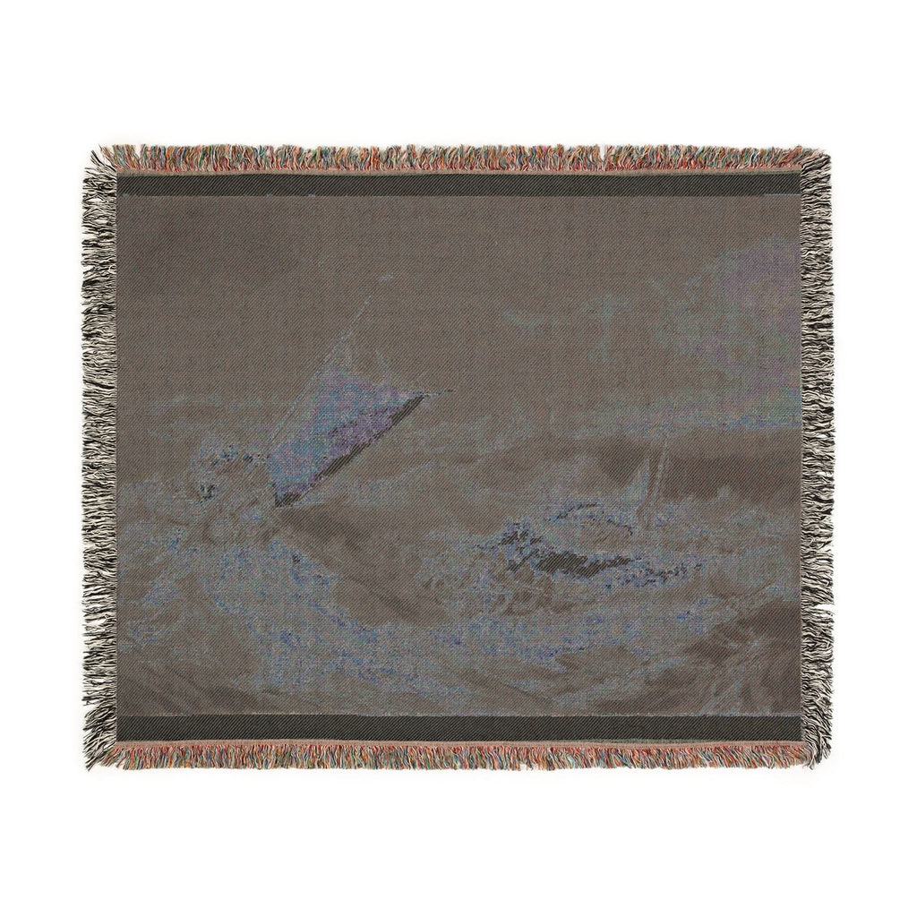 Charles Turner - A Shipwreck | Woven Tapestry Blanket