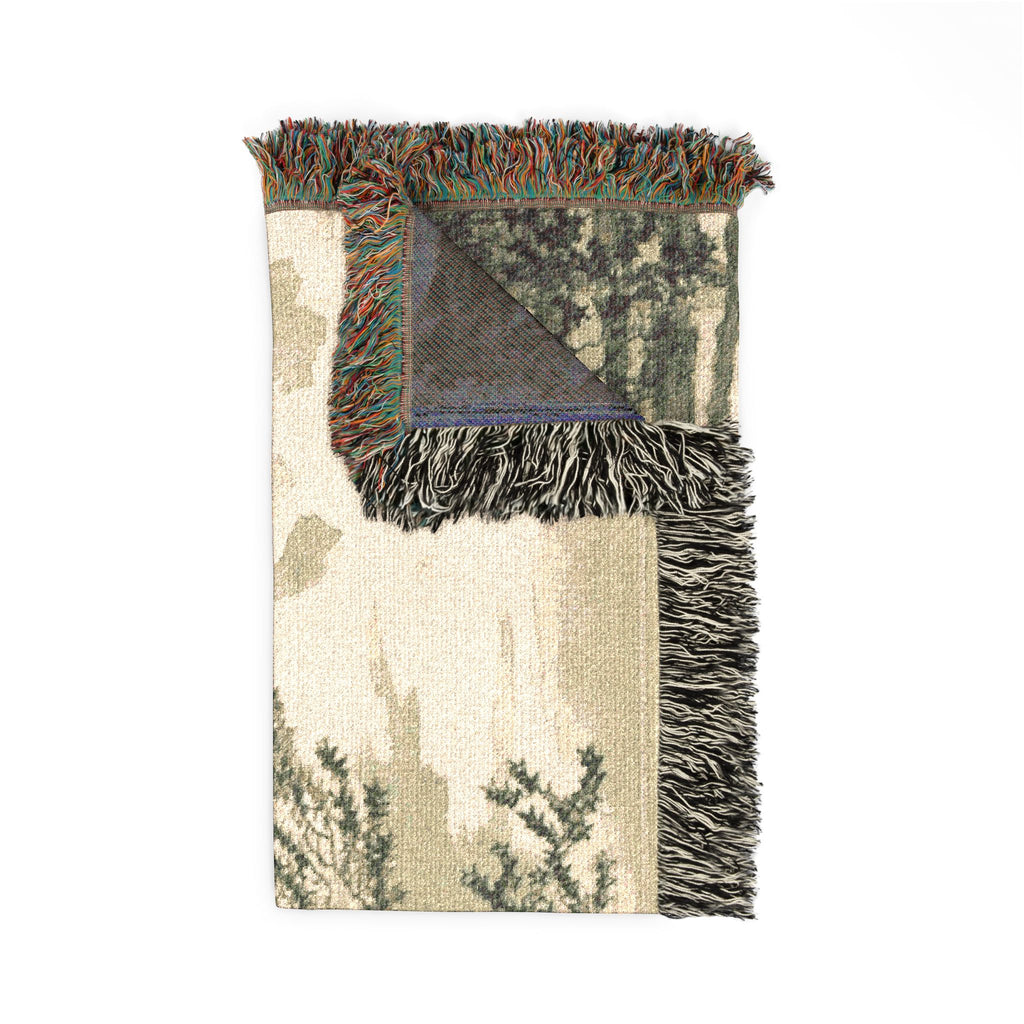 Style of Jacob van Ruisdael - Figures with Baskets on Road | Woven Tapestry Blanket