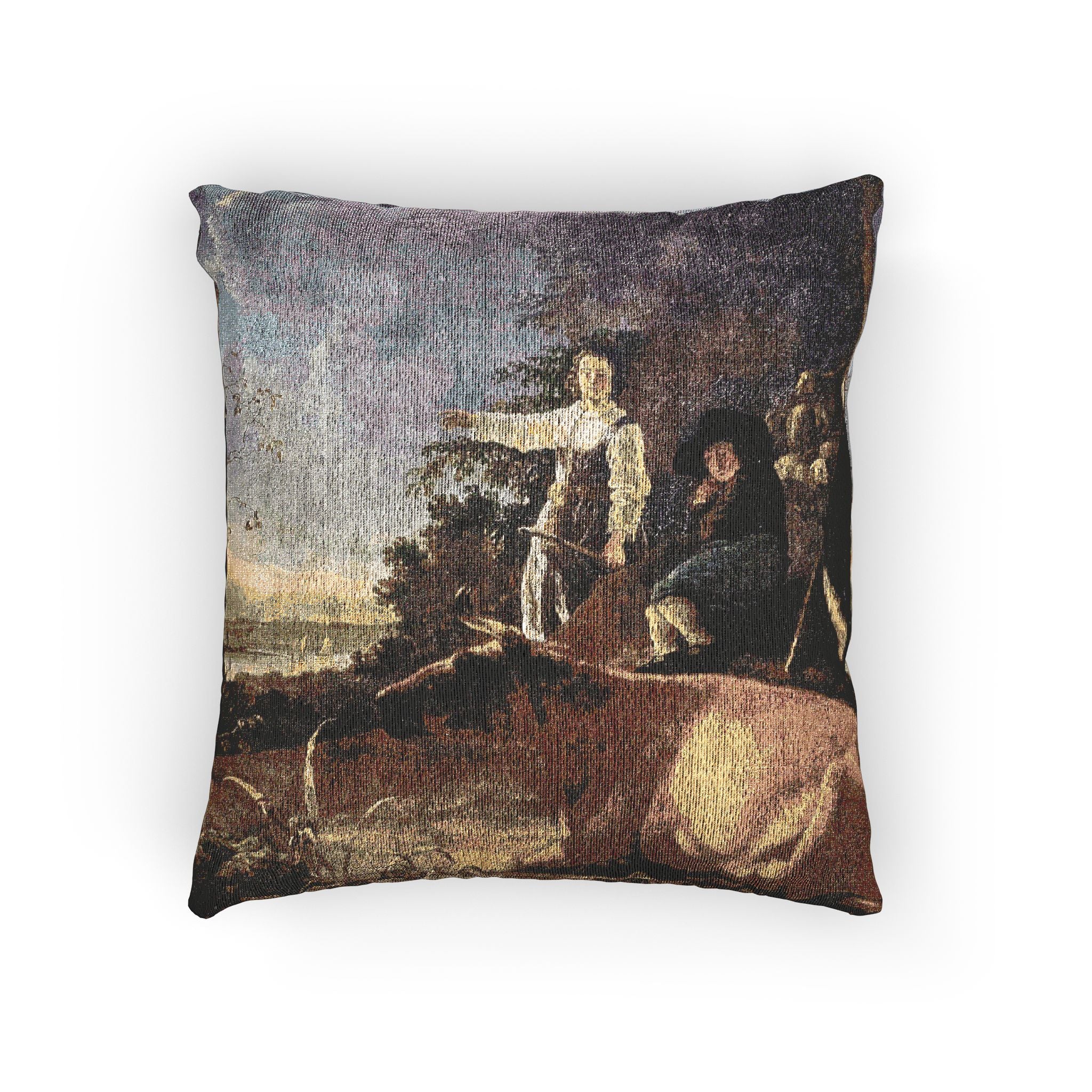 Aelbert Cuyp - Cattle with Shepherds | Woven Pillow