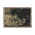 Rembrandt van Rijn - The Hundred Guilder Print | Woven Tapestry Blanket