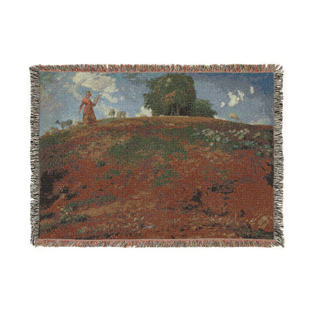 Jean François Millet - In the Auvergne | Woven Tapestry Blanket