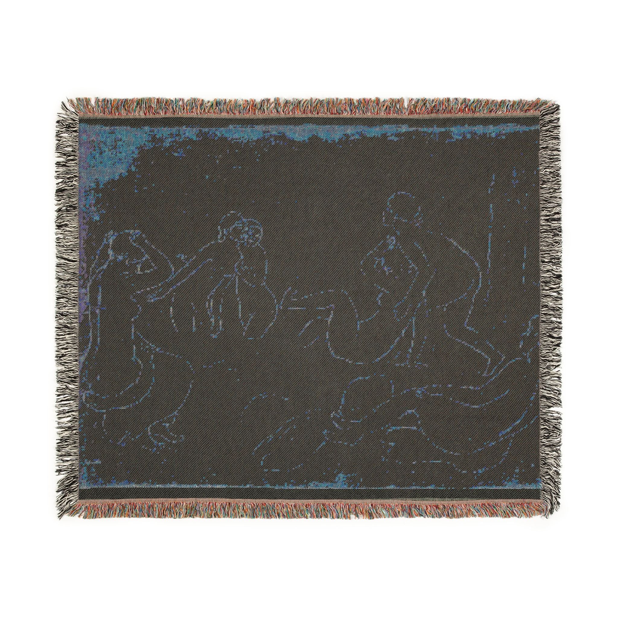 Pierre-Auguste Renoir - Bathers in a Forest | Woven Tapestry Blanket