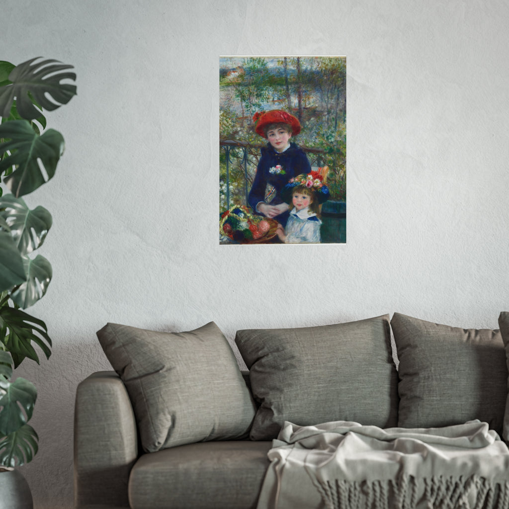 Pierre-Auguste Renoir - Two Sisters (On the Terrace) | Fine Art Poster