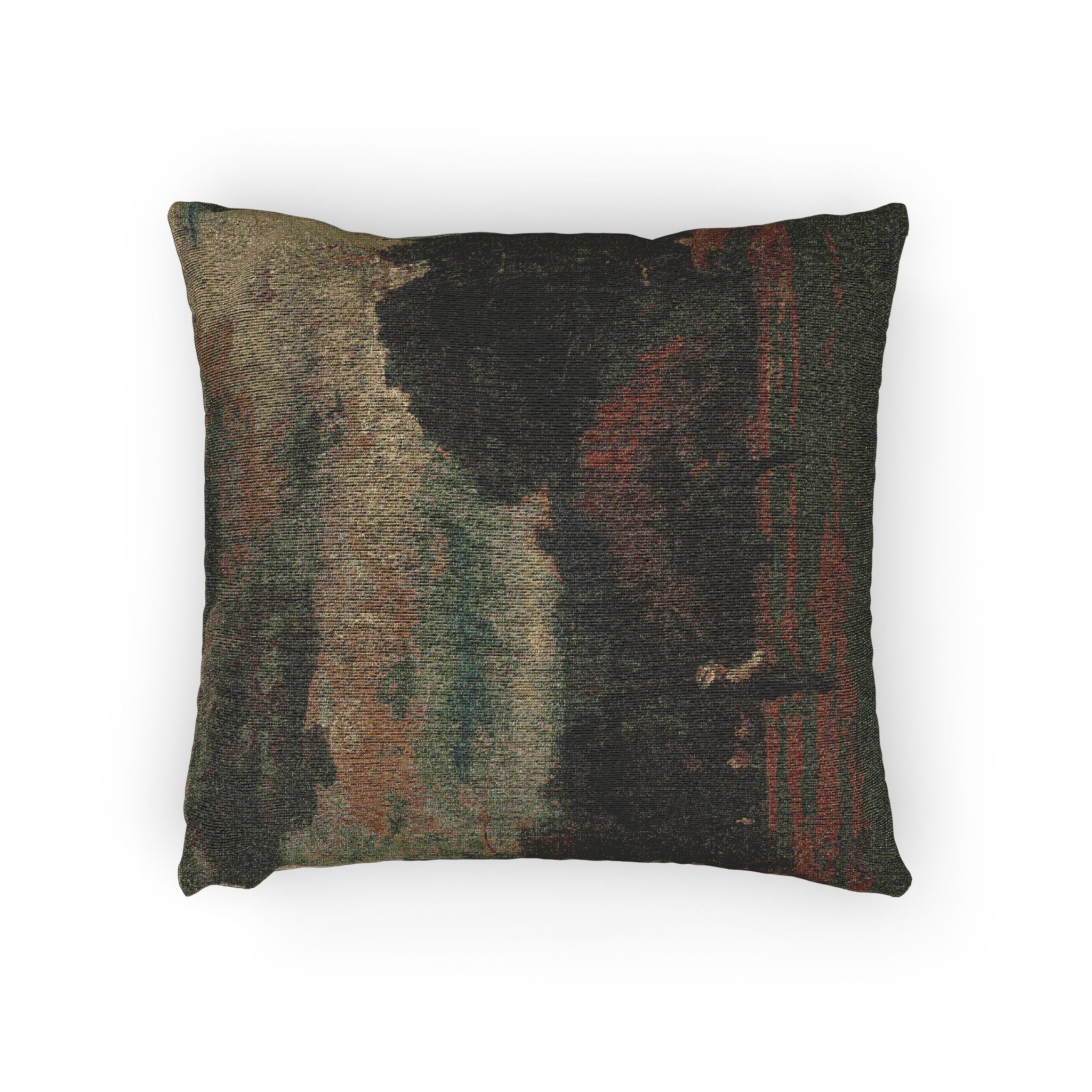 George Inness - Harvest, Montclair, New Jersey | Woven Pillow