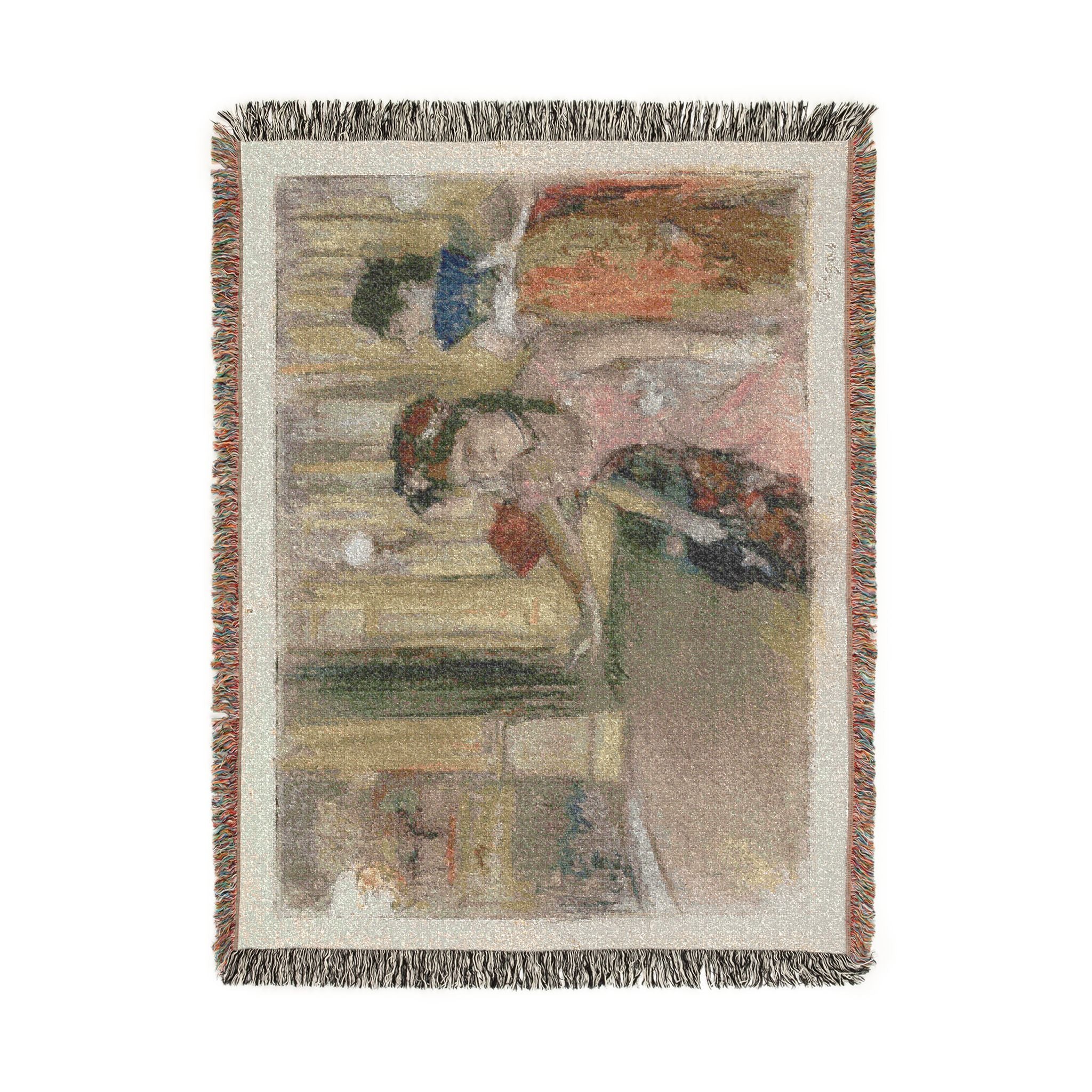 Hilaire Germain Edgar Degas - Singers on the Stage | Woven Tapestry Blanket