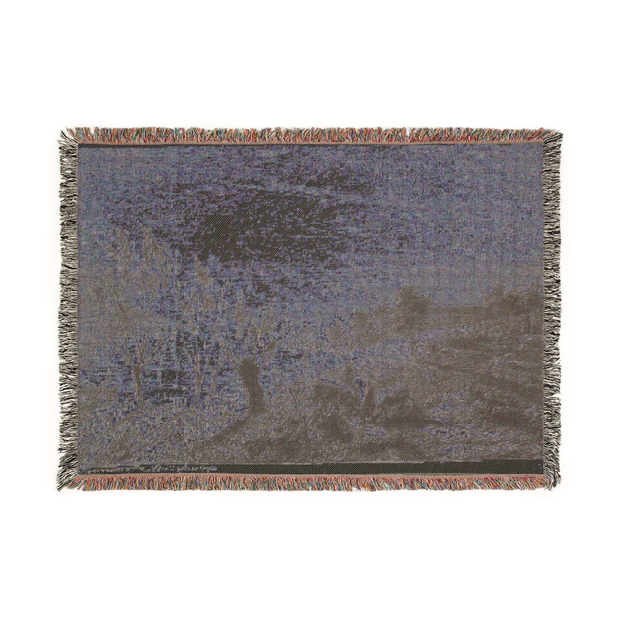 Charles François Daubigny - Sunrise | Woven Tapestry Blanket