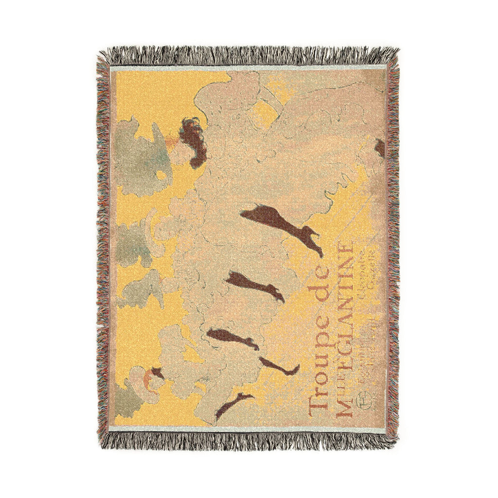 Henri de Toulouse-Lautrec - Mademoiselle Eglantine's Troupe | Woven Tapestry Blanket