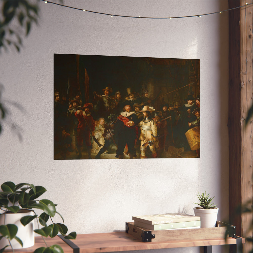 La ronda de noche, por Rembrandt van Rijn | Fine Art Poster