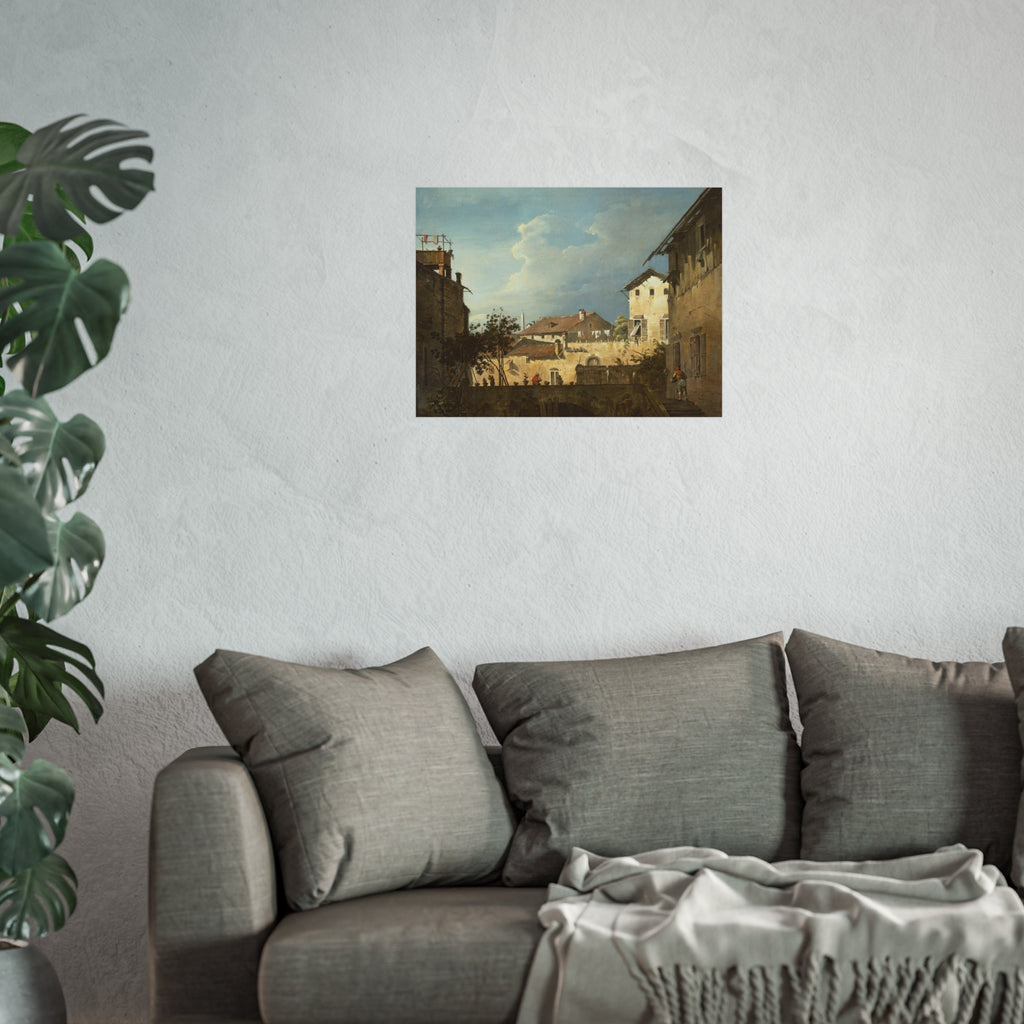 Follower of Canaletto - The Terrace | Fine Art Poster