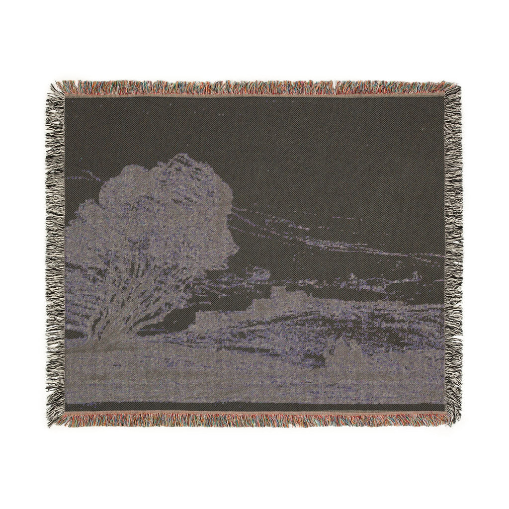 Jean Baptiste Camille Corot - The Isolated Fort | Woven Tapestry Blanket