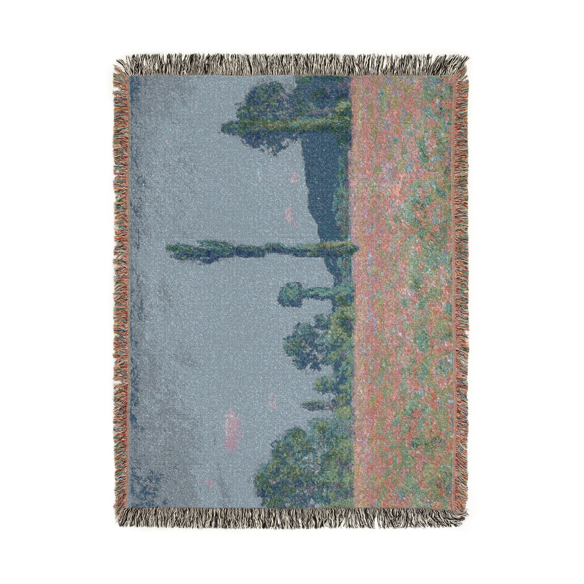 Claude Monet - Poppy Field (Giverny) | Woven Tapestry Blanket