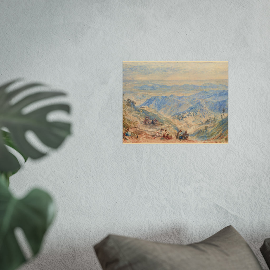 Joseph Mallord William Turner - Mussooree and the Dhoon from Landour | Fine Art Poster