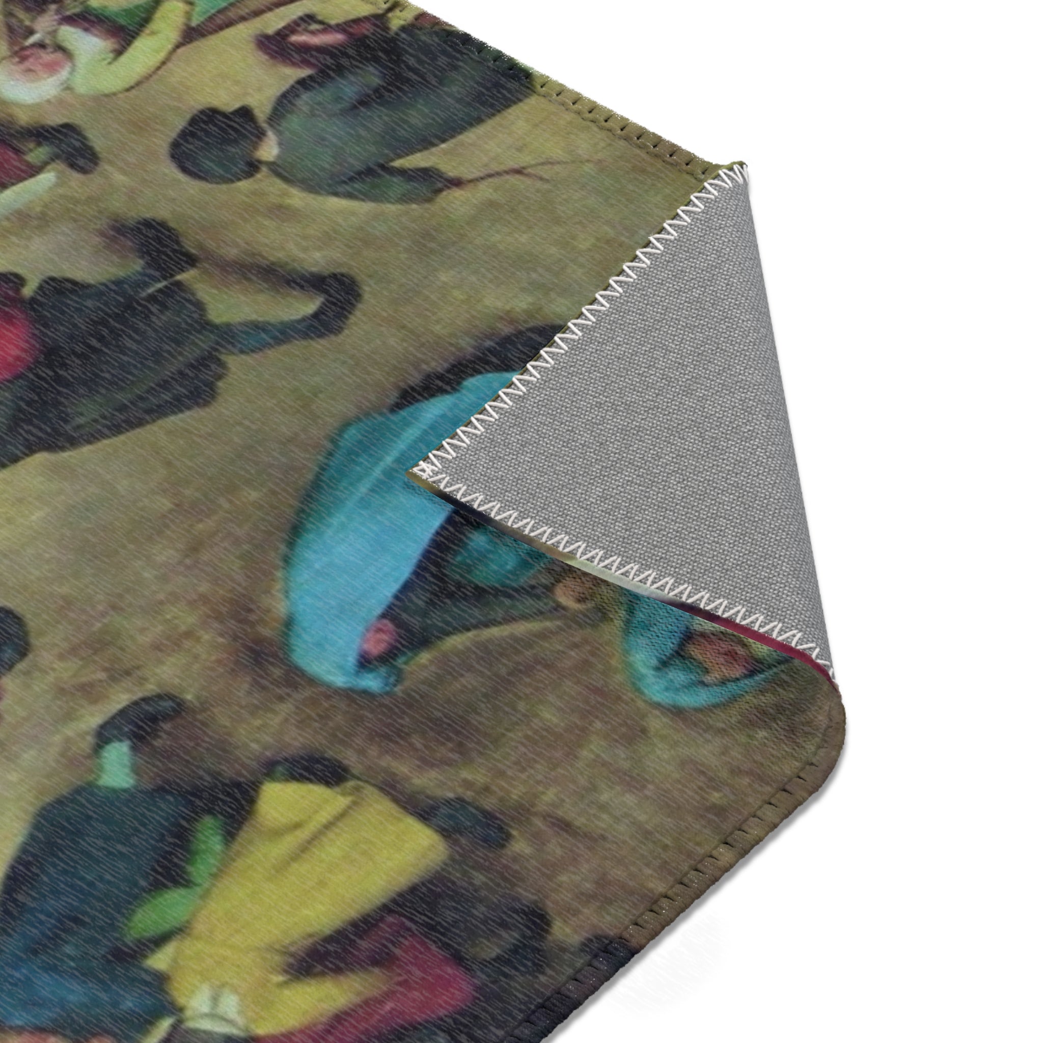 -2022-02-07 Children's Games, Pieter Bruegel the Elder, West Street, Cromer, Norfolk | Area Rug