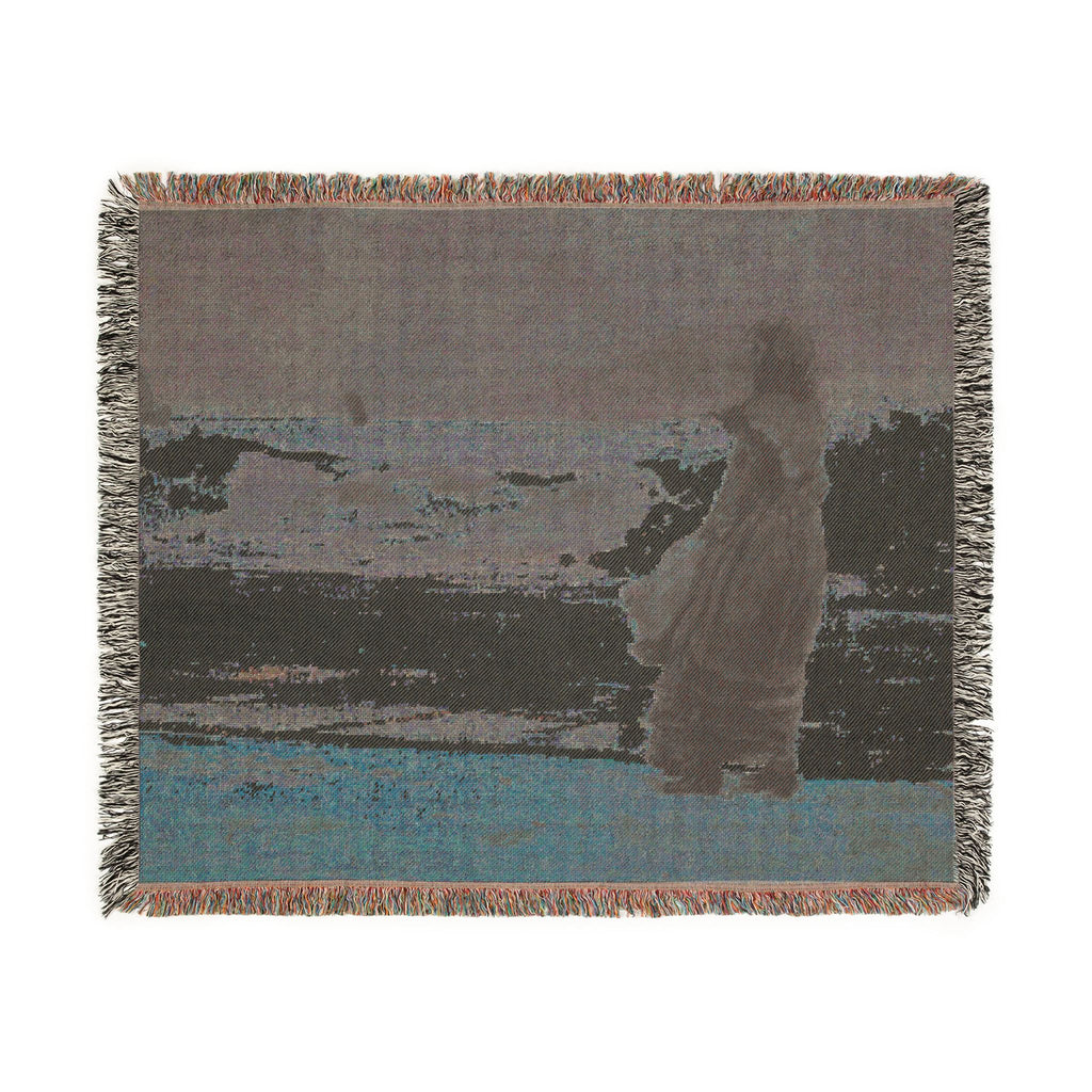 Winslow Homer - The Watcher, Tynemouth | Woven Tapestry Blanket